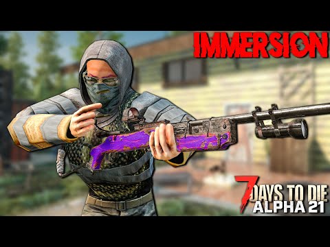 NEW DISCOVERIES! - 7 Days to Die: NO HUD (IMMERSION Alpha 21)