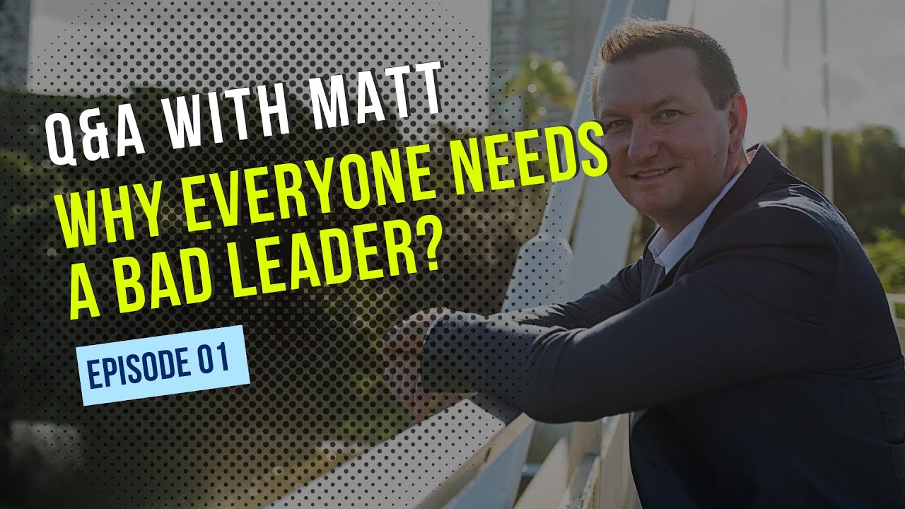 Why everyone needs a bad leader? Q&A with Matt Hollstein