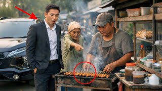 Download lagu This billionaire wanted to buy satay but suddenly the grandmother shouted, 'Sir, don't eat the sa... mp3