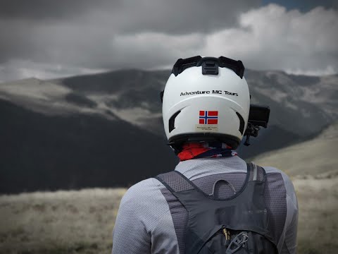 Riding motorcycle in Romania with Adventure MC Tours