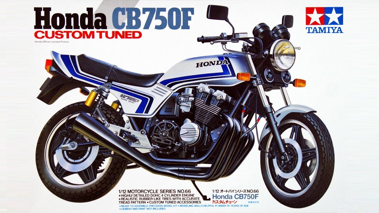 1/12 HONDA CB750F PERSONALIZADO - Tamiya - (Kit de Montagem)