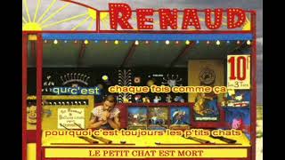 Renaud - Le petit chat est mort (Karaoké - Vocal Remover)