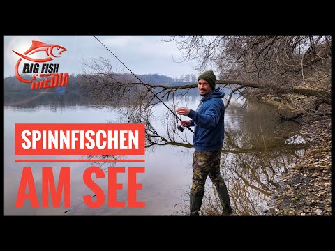 Spinnfischen am See - Angeln mit Christian
