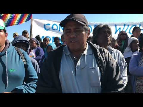 Mario ledezma marcha en Misión Nueva Pompeya