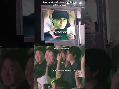 He's such a fanboy 💚 #mark #doyoung #seungkwan