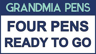 FOUR PENS READY TO GO