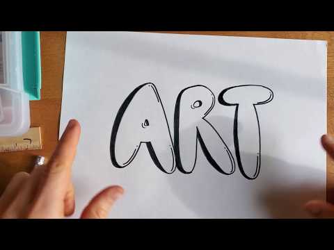 Word Art Week! How to Draw Bubble Letters