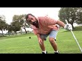 Adam Sandler Recreates Happy Gilmore Golf Swing