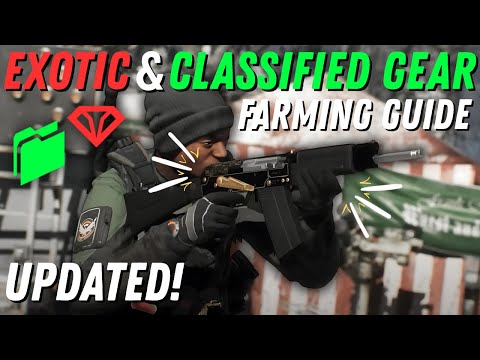 Exotic & Classified Gear Farming Guide [Updated] | The Division 1 in 2025