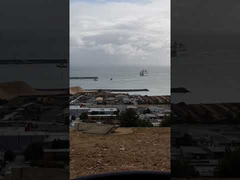 Cruise Ship Sails From Burnie Tasmania #shorts #trending #viral #video #tasmania #lifeatsea #ship