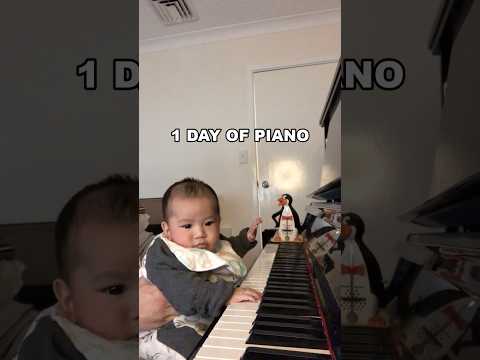 1 Day VS 10 Days of playing Piano (Baby Edition)