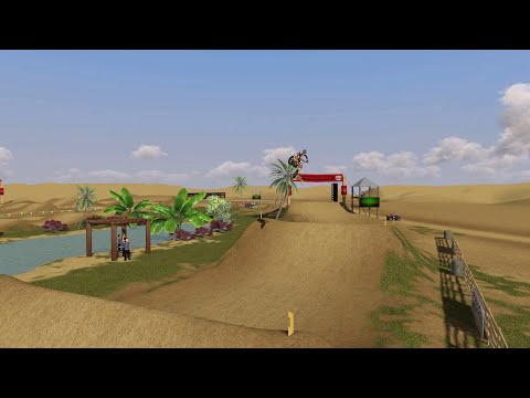 Im In A LITERAL OASIS IN MX BIKES - Custom SX-MX Hybrid Track! 4K 60FPS.