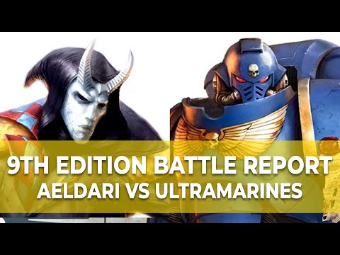 PRE RTT BATTLE REPORT! *NEW 9TH EDITION* AELDARI VS SPACE MARINES | WARHAMMER 40K | GRAND TOURNAMENT