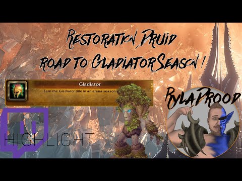 Road to Gladiator Pt.1! Glad Resto Druid/Wiederherstellungs Druide PvP 9.0.2 - Shadowlands Season 1