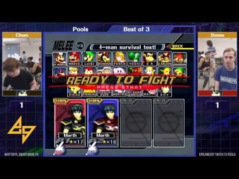 Event Match 24: Chum (Marth) vs Bones (Marth) - Pools