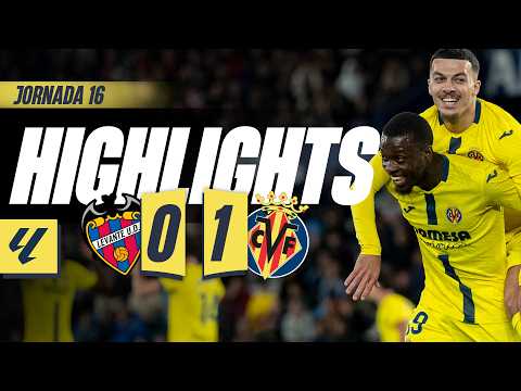 HIGHLIGHTS | LEVANTE 0-1 VILLARREAL | LALIGA