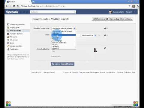 comment modifier son statut amoureux sur facebook