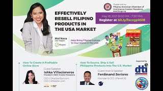 How To Source, Ship & Sell Philippine Products to the US Market