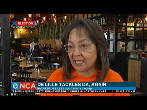 Patricia de Lille, wants the IEC to investigate the DA's electioneering tactics