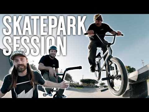 MERRITT BMX SKATEPARK SESSION - DAN KRUK, RILEY SMITH, ANDY GARCIA, JAMES CARRILLO