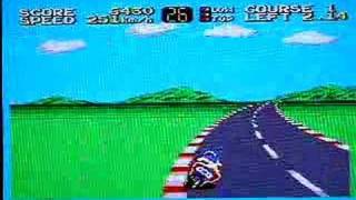 Hang On on Sega Master System. Gameplay & Commentary