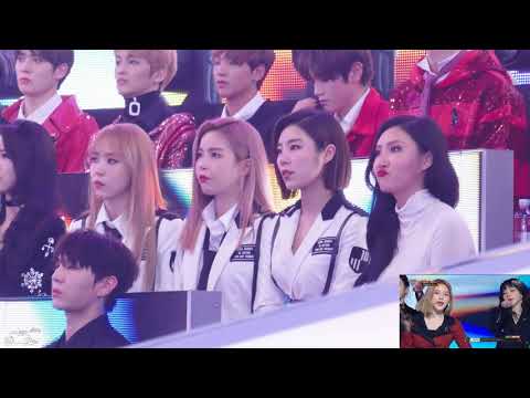 [171231] MBC 가요대제전 Mamamoo reaction to Red Velvet "Peek-A-Boo" full 직캠