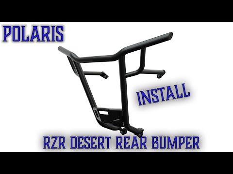 Polaris RZR Desert Rear bumper Install And review