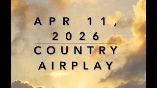 Billboard Top 60 Country Airplay (Apr 11, 2026)