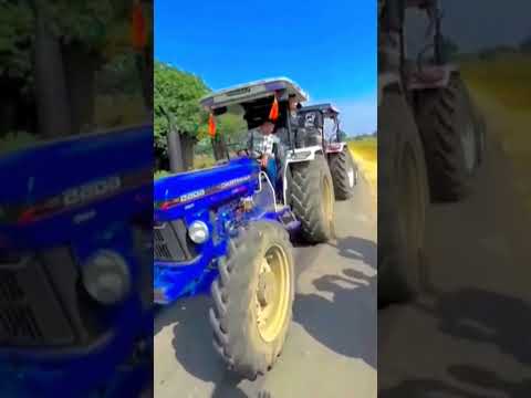 FARMTRAC 60 4×4  vs Powertrac Euro 55 💙💙💪💪⚡#tractor #farmtrac #powertrac