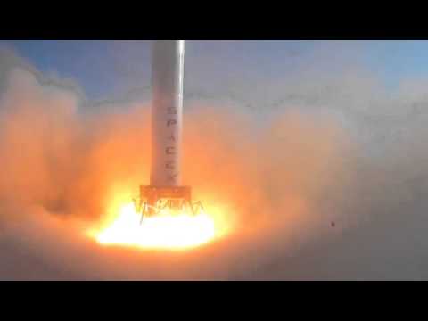 The Grasshopper space rocket that can land itself