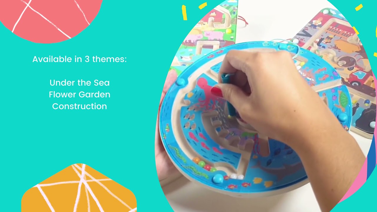 Bigjigs Toys Magnetické bludisko Farma