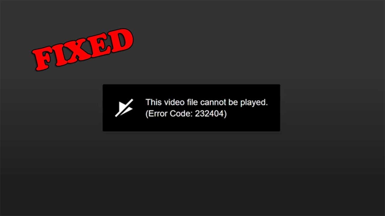 This Video File Cannot Be Played Error Code 224003 - EASY FIX in Google Chrome