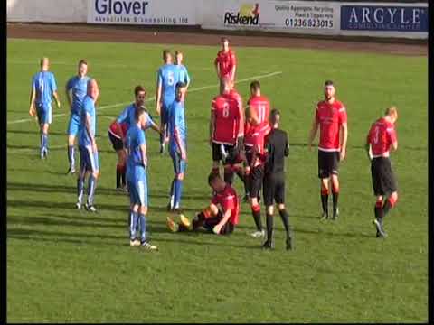 2H ACTION KILSYTH RANGERS 2 IRVINE MEADOW 0 (HT 1--0)  3RD ROUND SCOTTISH CUP SAT 27TH OCTOBER 2018