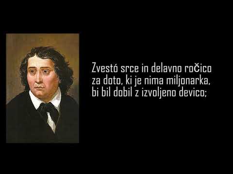 France Prešeren - O Vrba (z besedilom)