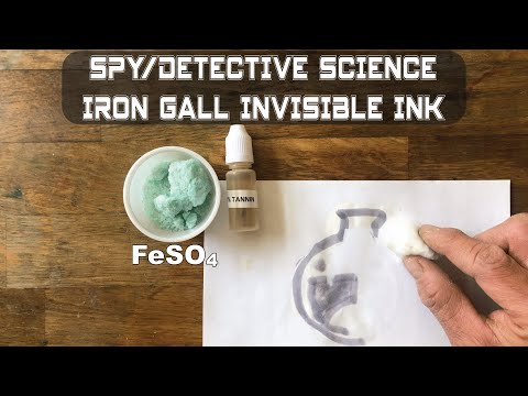 Iron Gall Invisible Ink [Spy & Detective Science]