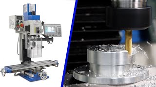 HBM BF 25 - frézka na kov, vario otáčky, velký stůl, 3-osé odměřování s LCD displejem, kužel MK3, 160 kg