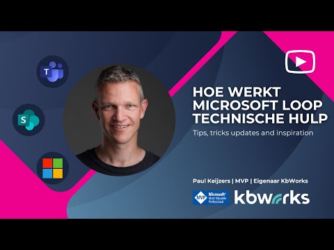 Hoe werkt Microsoft Loop incl technische setup en nieuwe instellingen.