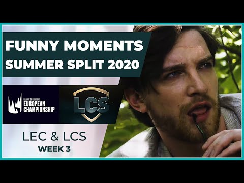 Funny Moments - LCS & LEC Week 3 - Summer Split 2020