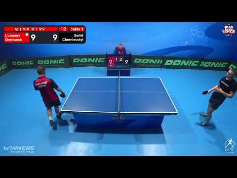 22:30 Liubomyr Sheshurak 1 - 3 Serhii Cherniavskyi West 5 WIN CUP 20.10.2022 | TABLE TENNIS WINCUP