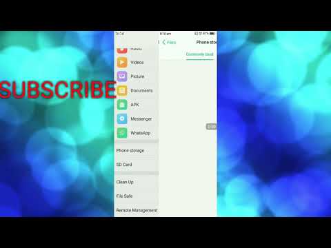 How to transfer your mobile data in your sd card  in OPPO A71