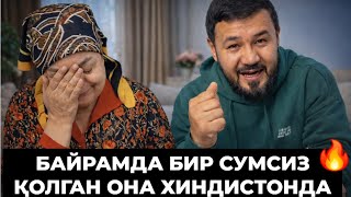 БАЙРАМДА ПУЛСИЗ КАСАЛ ХОЛДА ХИНДИСТОНДА ҚОЛГАН ОНА ‼️