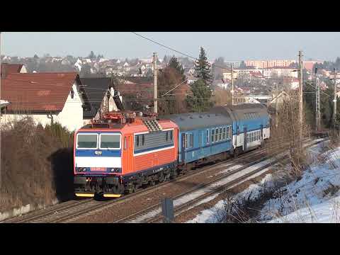 Retro Eso 362.001 s Os 5914 Havlíčkův Brod 16.2.2017