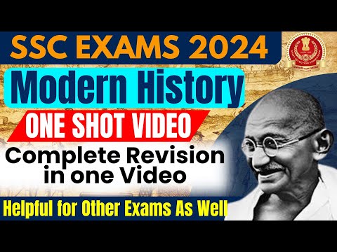 Complete Modern History For SSC CGL/CHSL Mains 2023 | Delhi Police 2023 | Parmar SSC