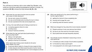 B2 FIRST | LISTENING | F4T1P4