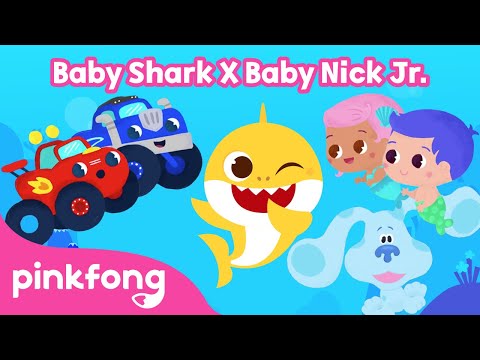 Baby Nick Jr. | Sing with Baby Shark, Blaze, Gil and Blue | Nick Jr. Crew x Baby Shark