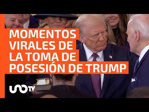 Los 5 momentos más virales de la toma de posesión de Donald Trump








