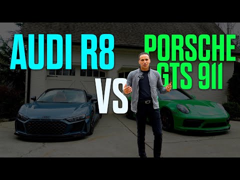 Audi R8 Perf. Vs. 911 GTS:  which is Better?  The answer will surprise you!