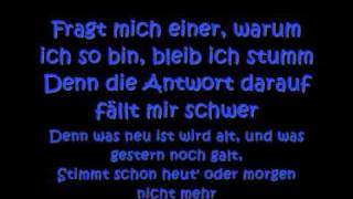 "Heute hier, morgen dort" Cover (Hannah, 11) + Lyrics