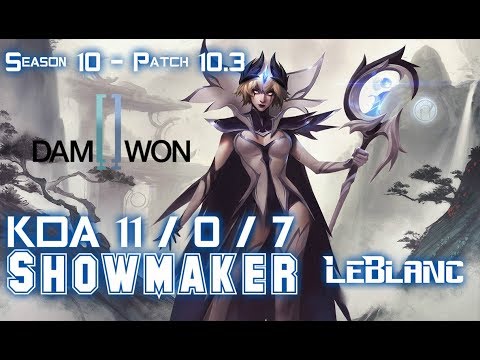DWG Showmaker LEBLANC vs VLADIMIR Mid - Patch 10.3 KR Ranked