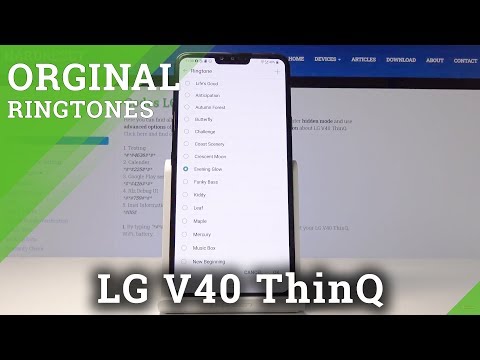 How to Change Ringtones in LG V40 ThinQ – Ringtone List